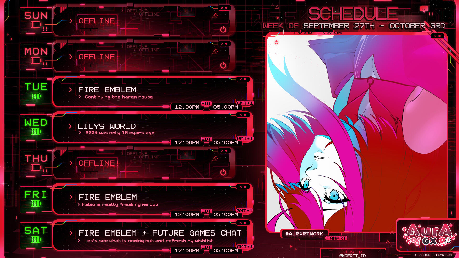 Schedule Schedule